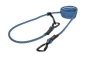 Preview: EASYLONG Hundeleine TWIST - M - 4m - blau mit silber Swirl